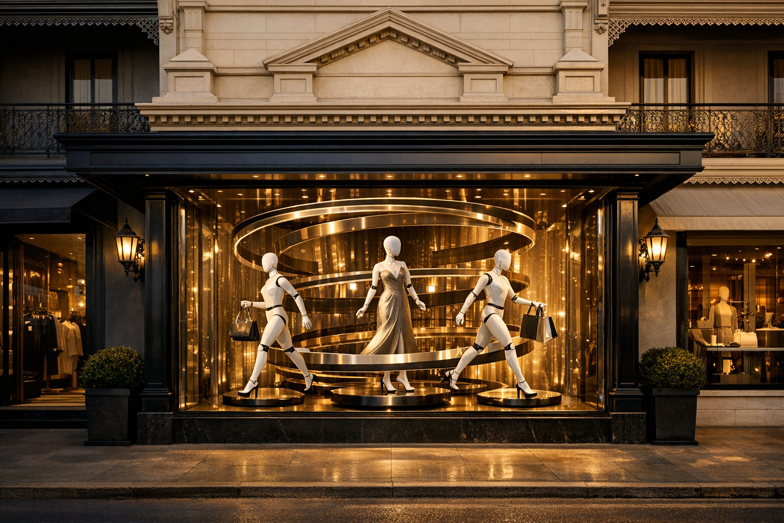 Premium moving mannequin display concept for Paddington fashion retail