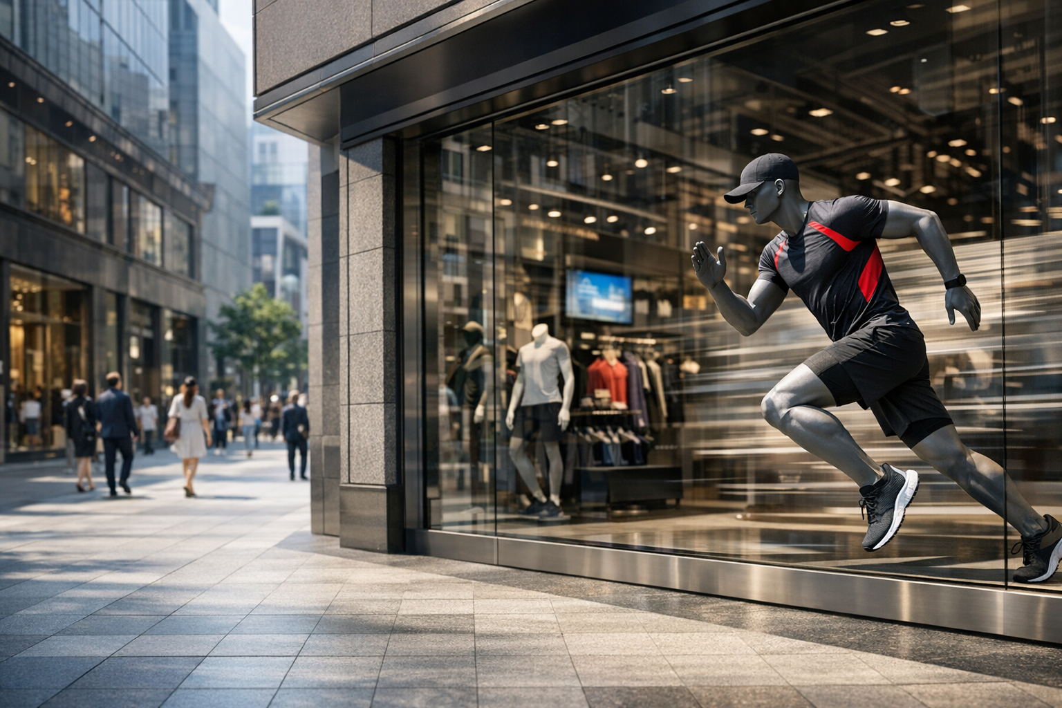 Moving Mannequins for Sport Stores in Sydney